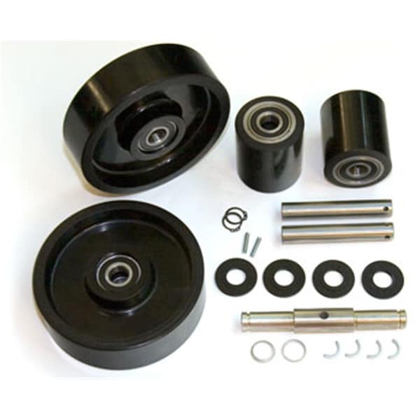 Eat-In CJ55 Complete Wheel Kit for Manual Pallet Jack - Black EA2583816 - main